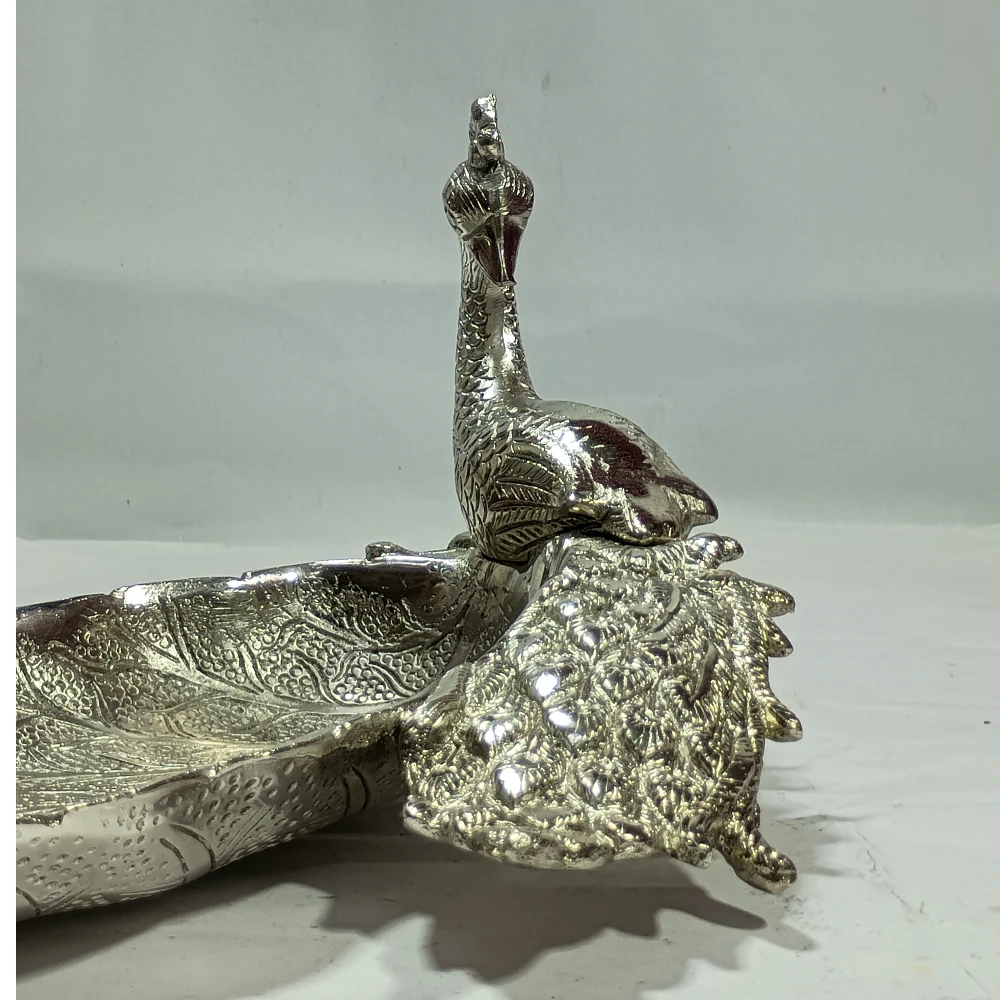Plater with Peacock-5No-Z10701
