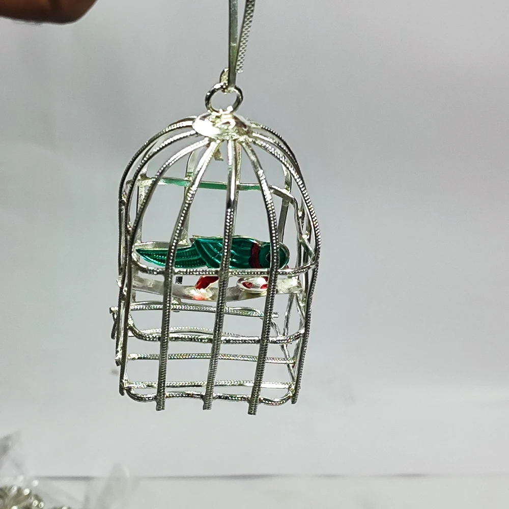 Parrot in Cage-3.75No-Z00228