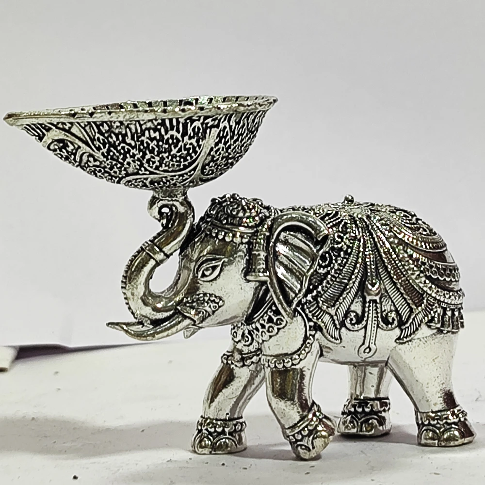 Diya  WIth Elephant-2.5No-Z12813