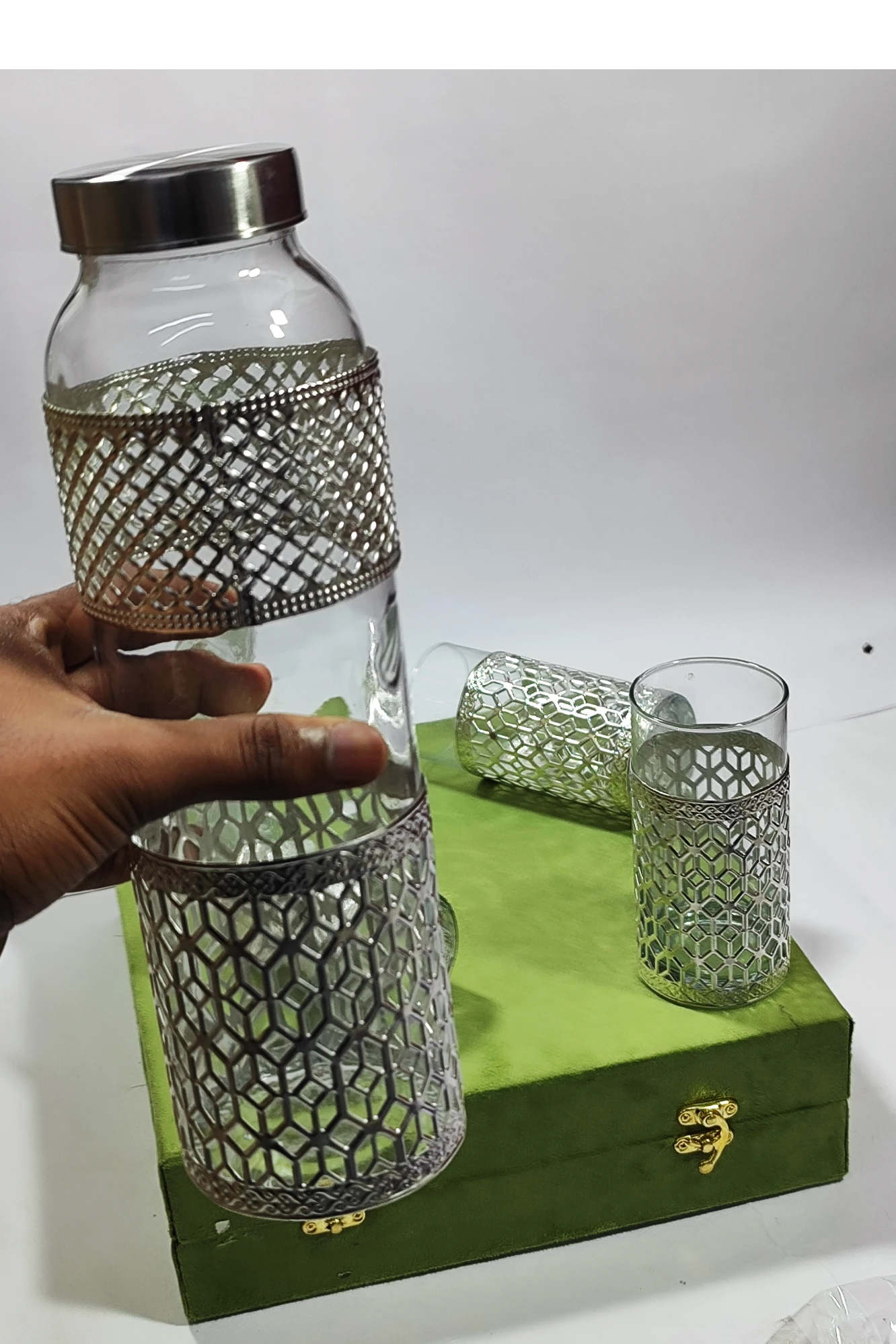 4 Pcs Glass & a Bottle-10.5No-Z12839