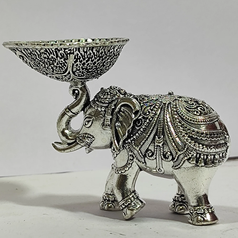 Diya  WIth Elephant-2.5No-Z12813