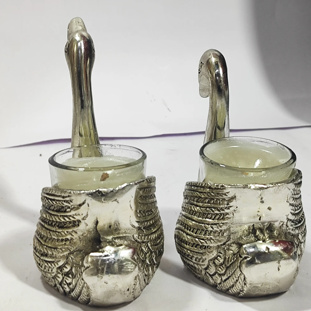Couple Duck as Candle Stand-5No-Z12858
