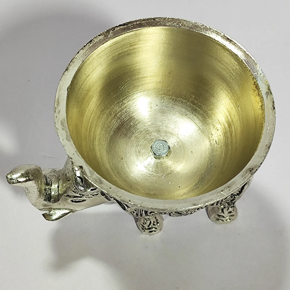 Dry Fruit Container with Elephant-3No-Z12761