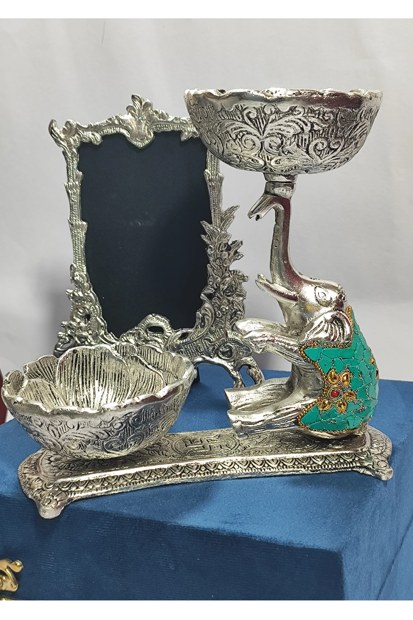 Elephnat Bowl with Photo Frame-8No-Z12759