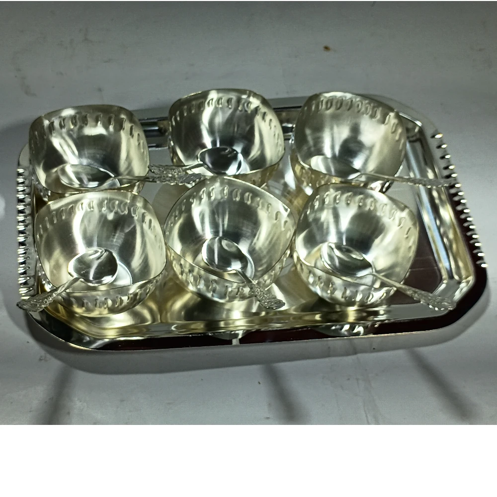 Six Bowls With Tray-12No-Z12409
