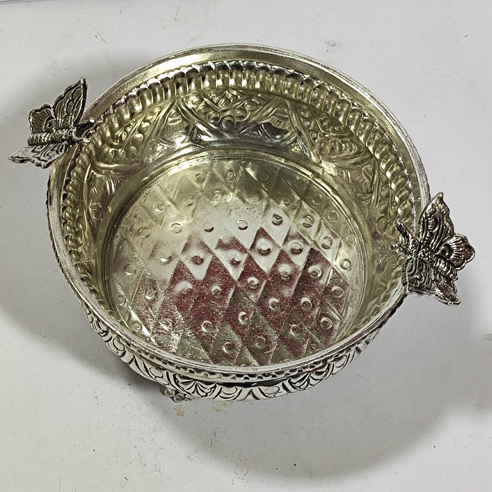 Bowl with Butterflies-2.75No-Z12891