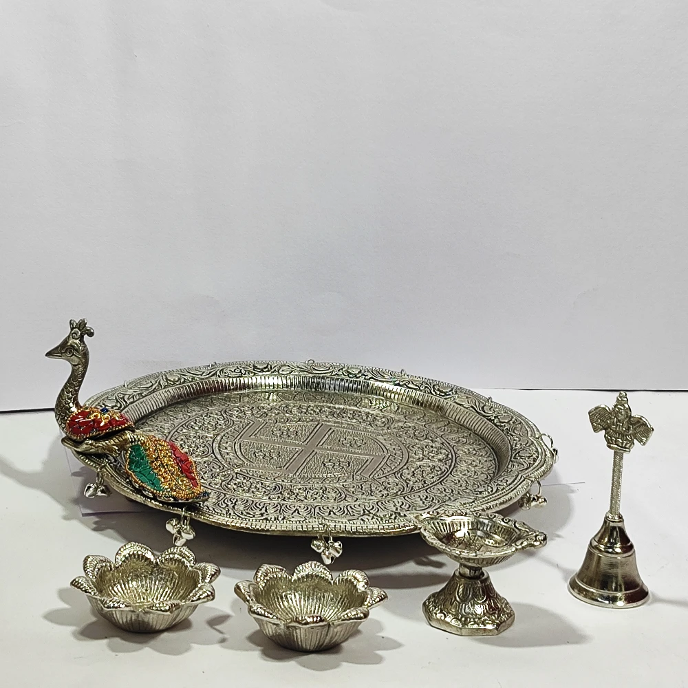 5 Pcs Puja Thali-11No-Z12809
