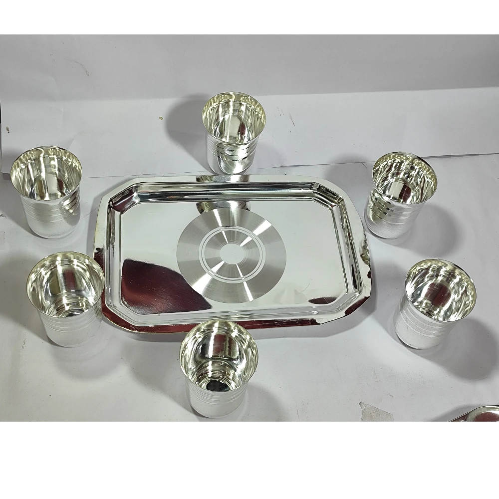 Glass Wth Tray-12.25No-Z07843