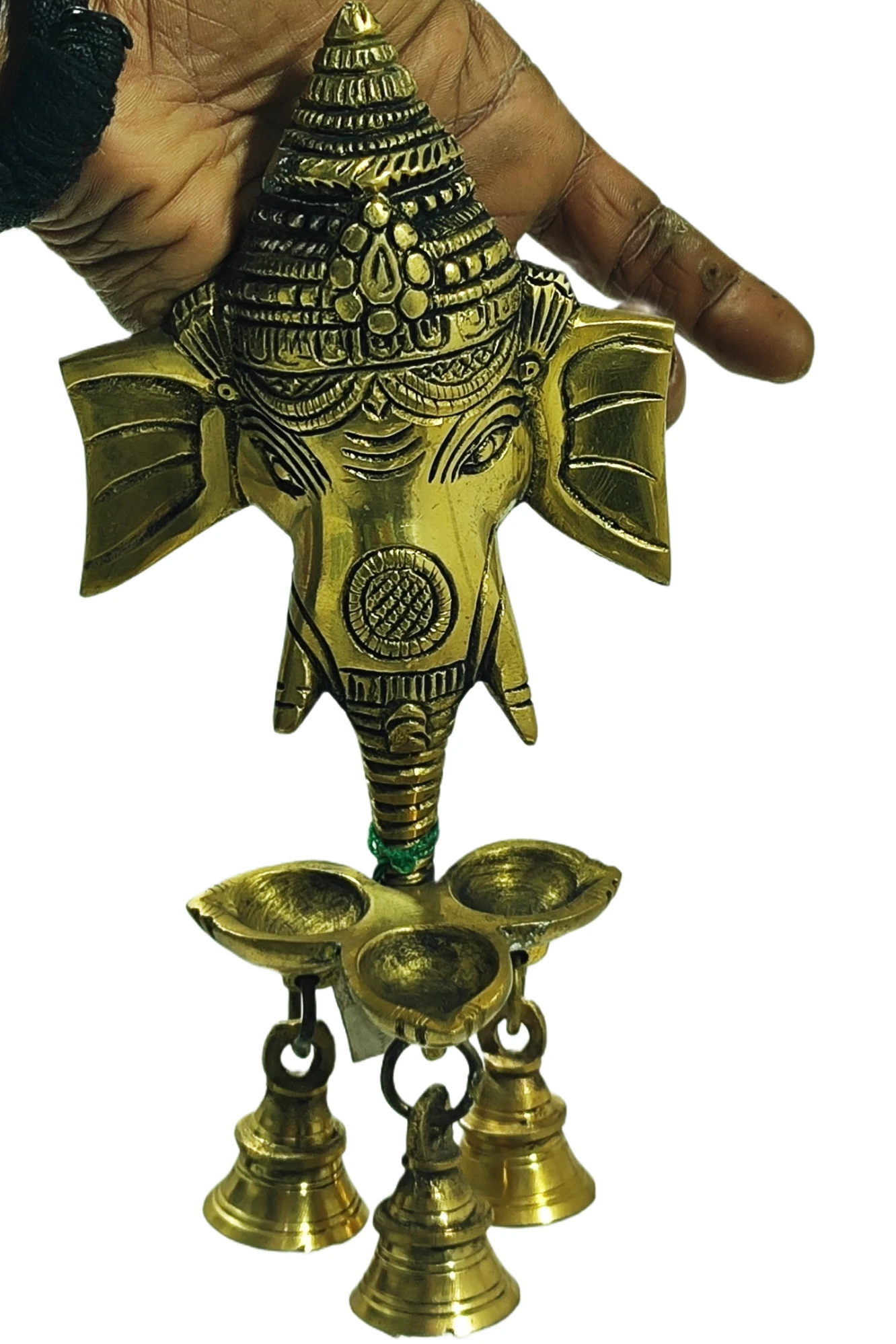 Ganesh Diya with Bell-9No-Z07159