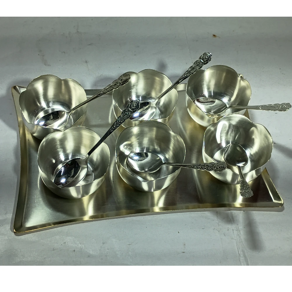 Six Bowls With Tray-11.5No-Z11392