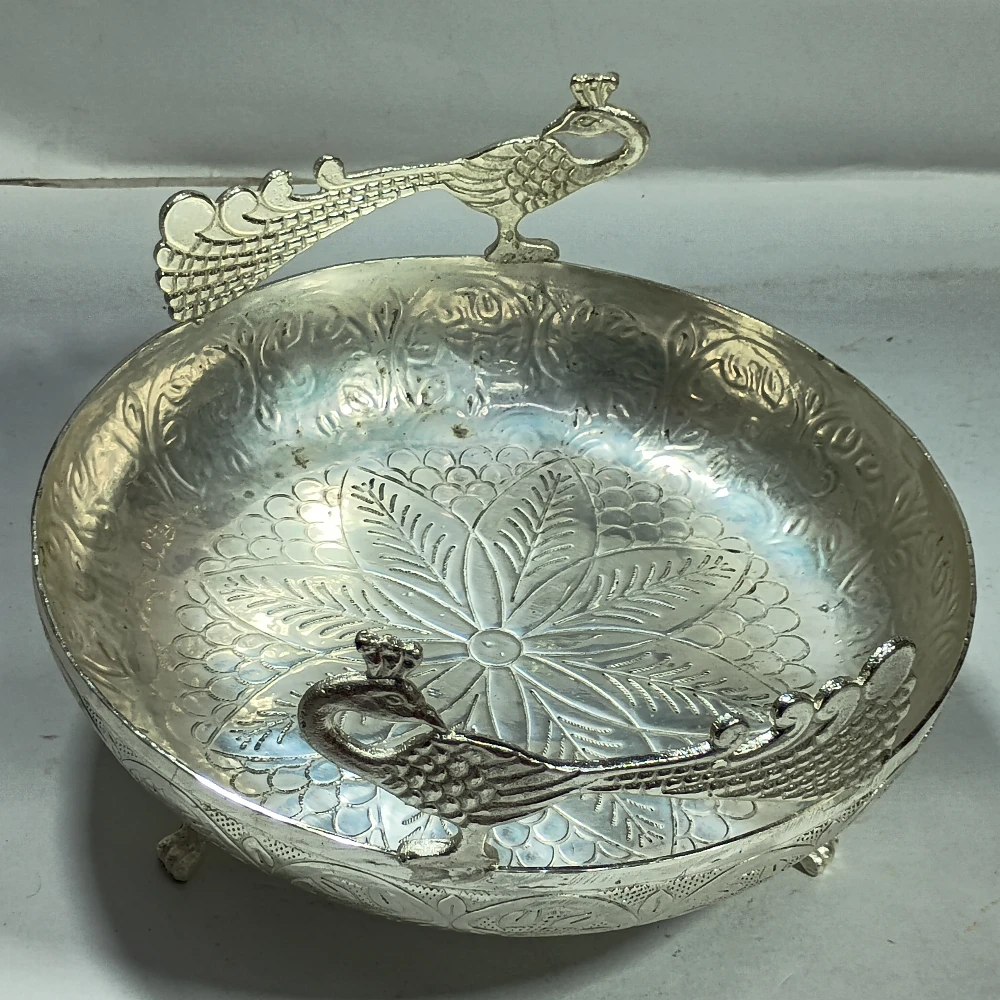 Bowl with peacocks-10No-Z08447