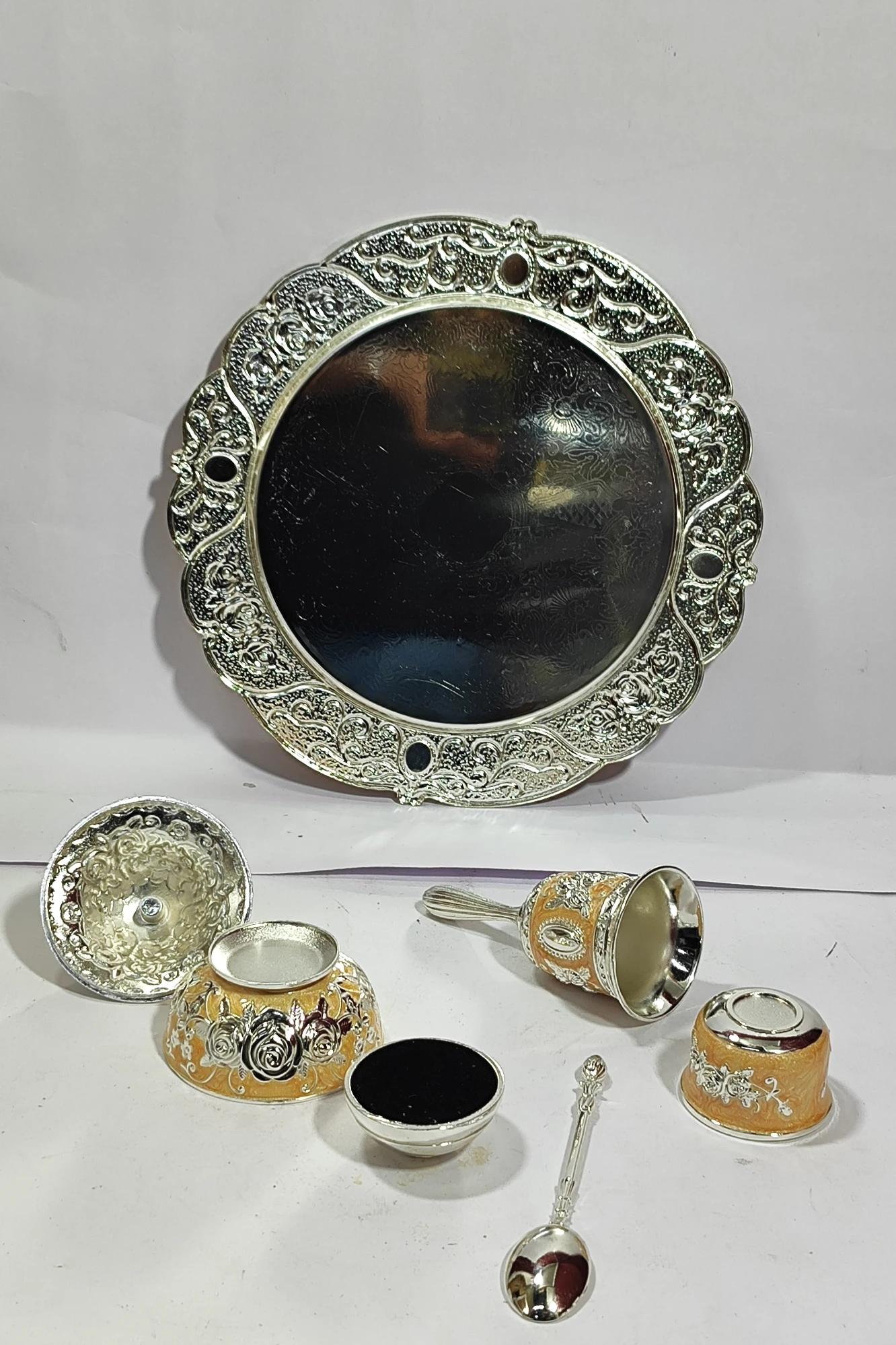 6 Pcs Puja Set-9.75No-Z12873