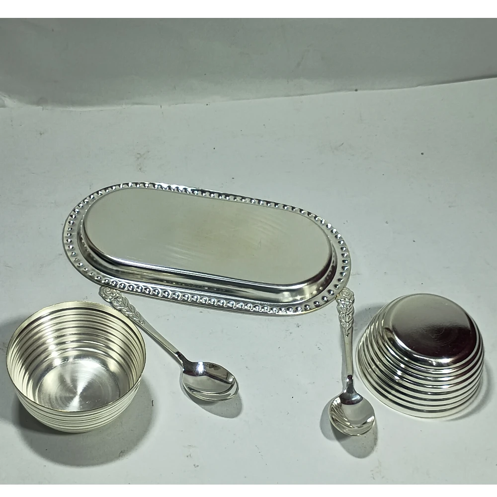 Bowl with Tray-8.5No-Z09989