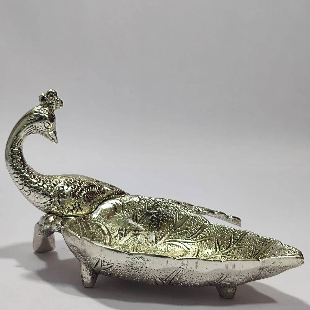 Dry Fruit Container with peacock-5No-Z11949