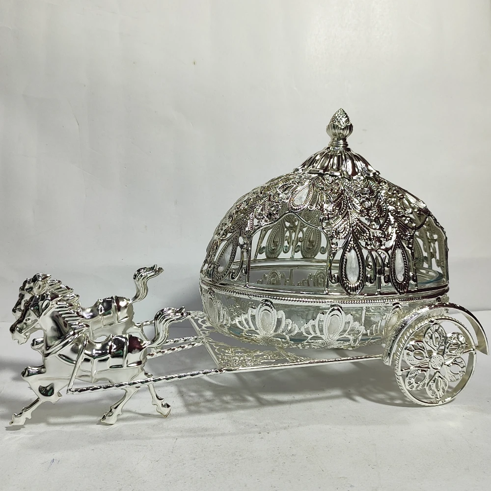 Horse Cart as Dry Fruit Container-15No-Z12652