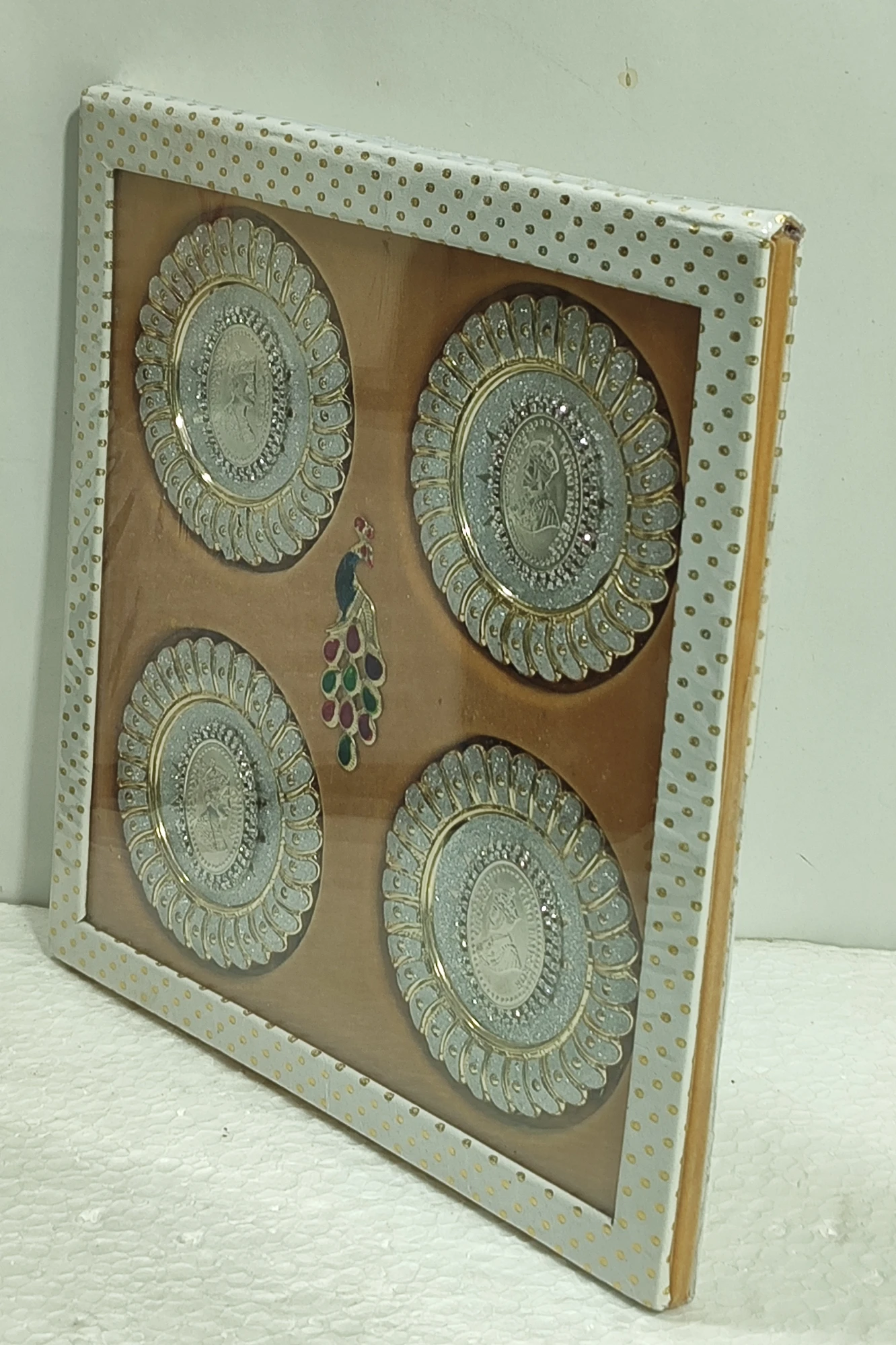 Four Coins with Peacock and Folder-9.5No-Z12632