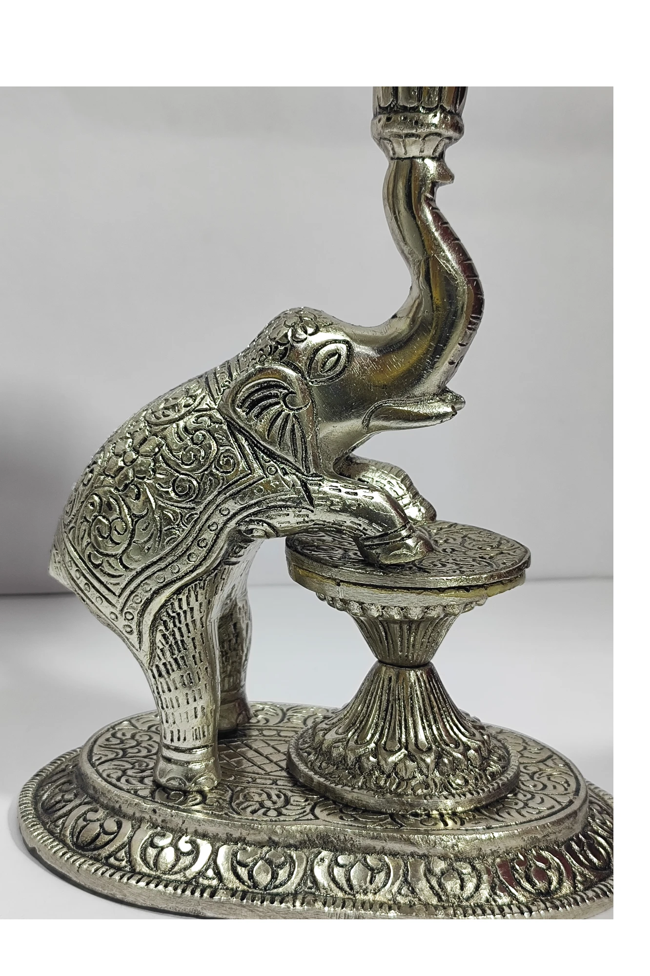 Samai With Elephant and Peacock-13.5No-Z12716