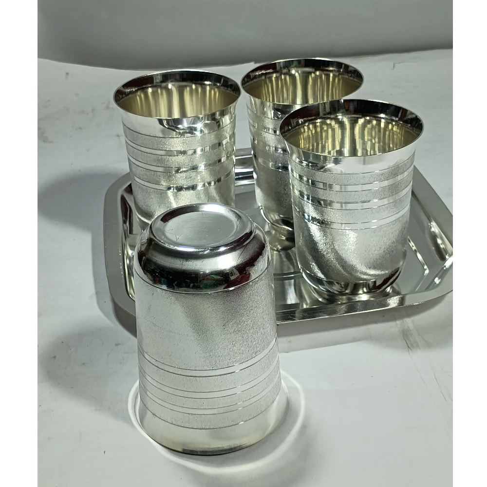 Four Glass With Tray-8No-Z10205