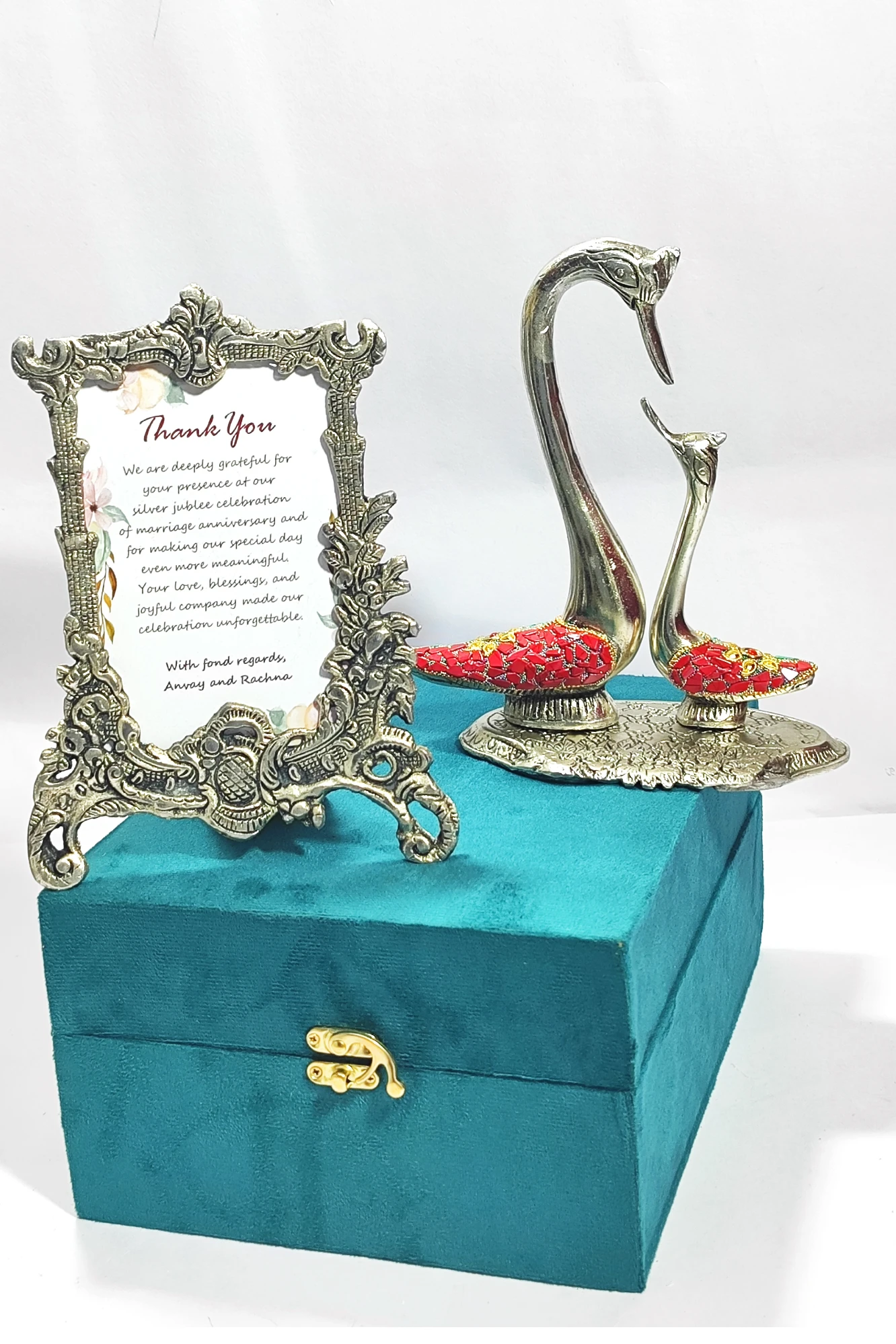 Couple Swan with Photo Frame-8No-Z12758