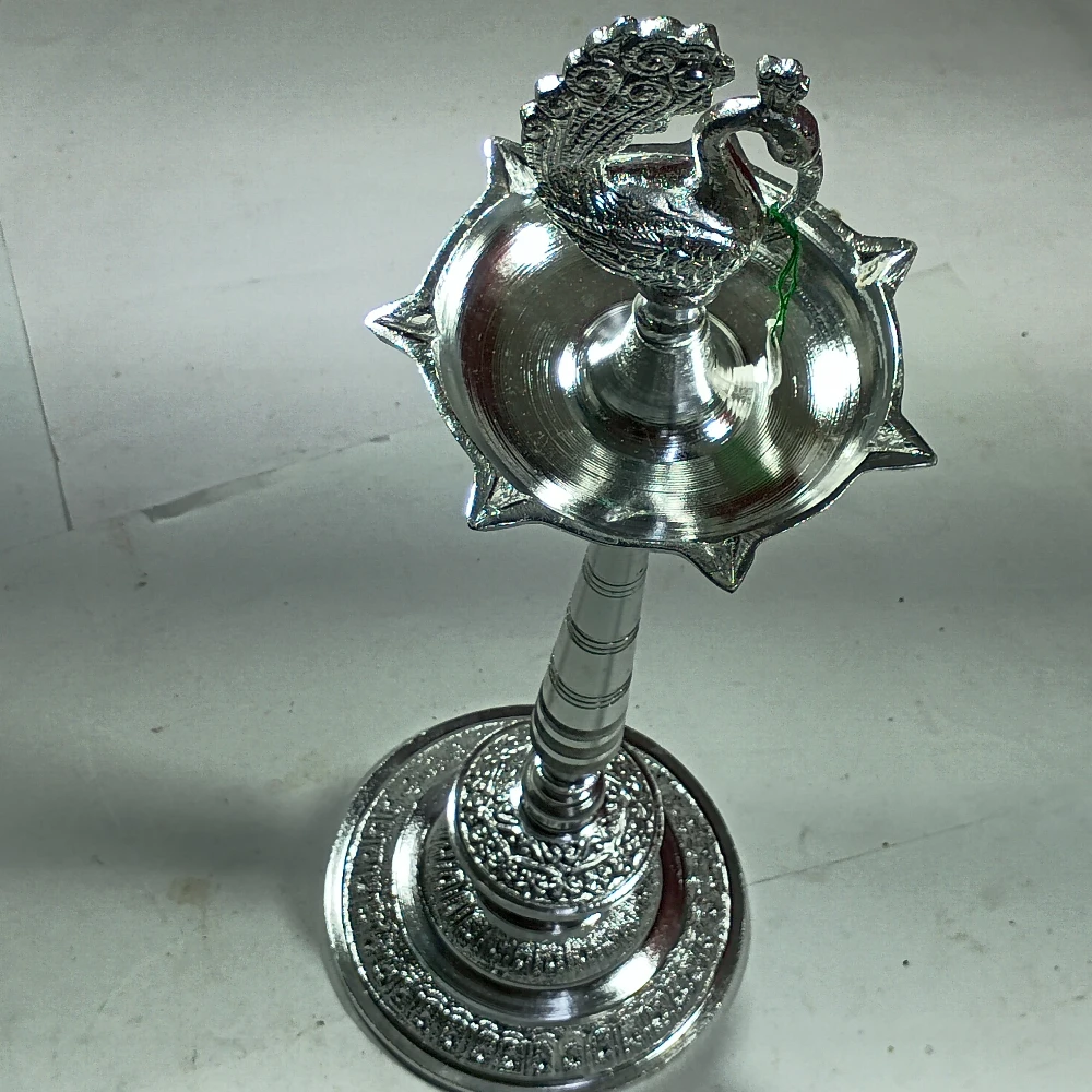 Diya With Peacock-22No-Z11119