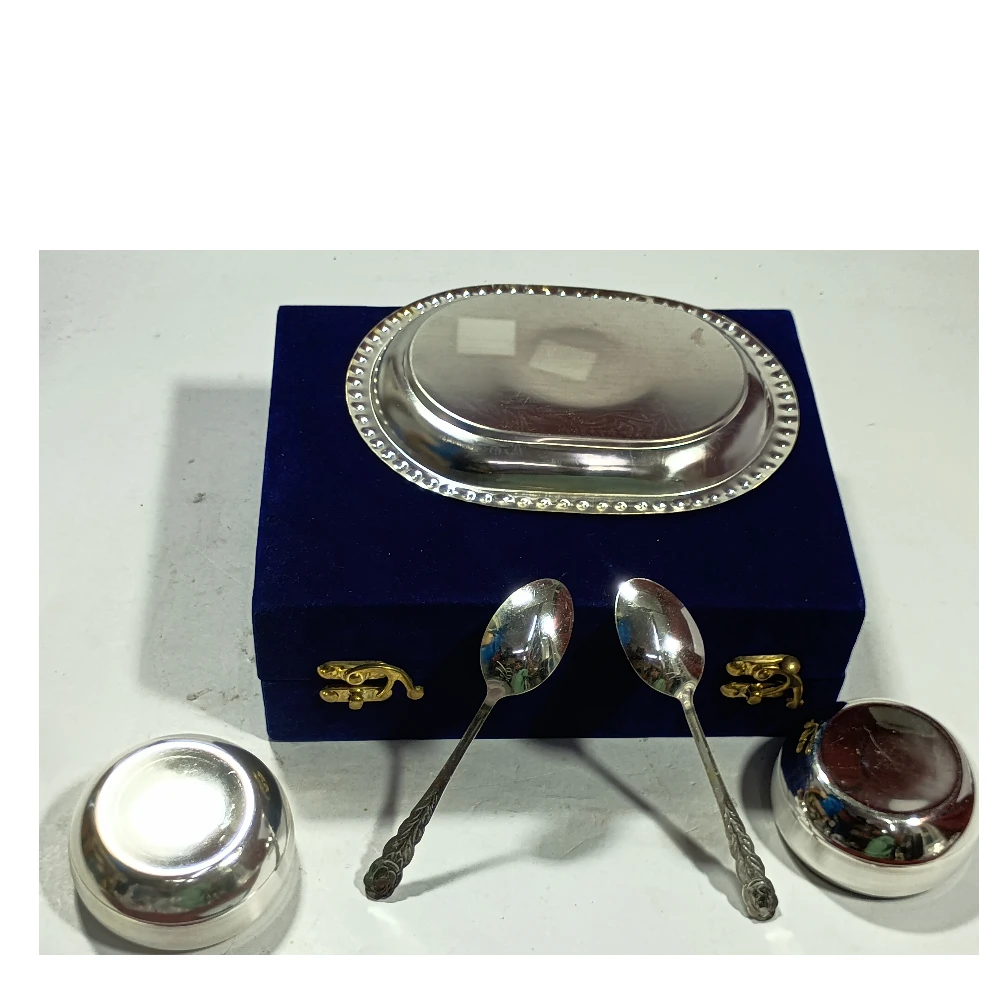 Tray with two Bowl-5No-Z07536
