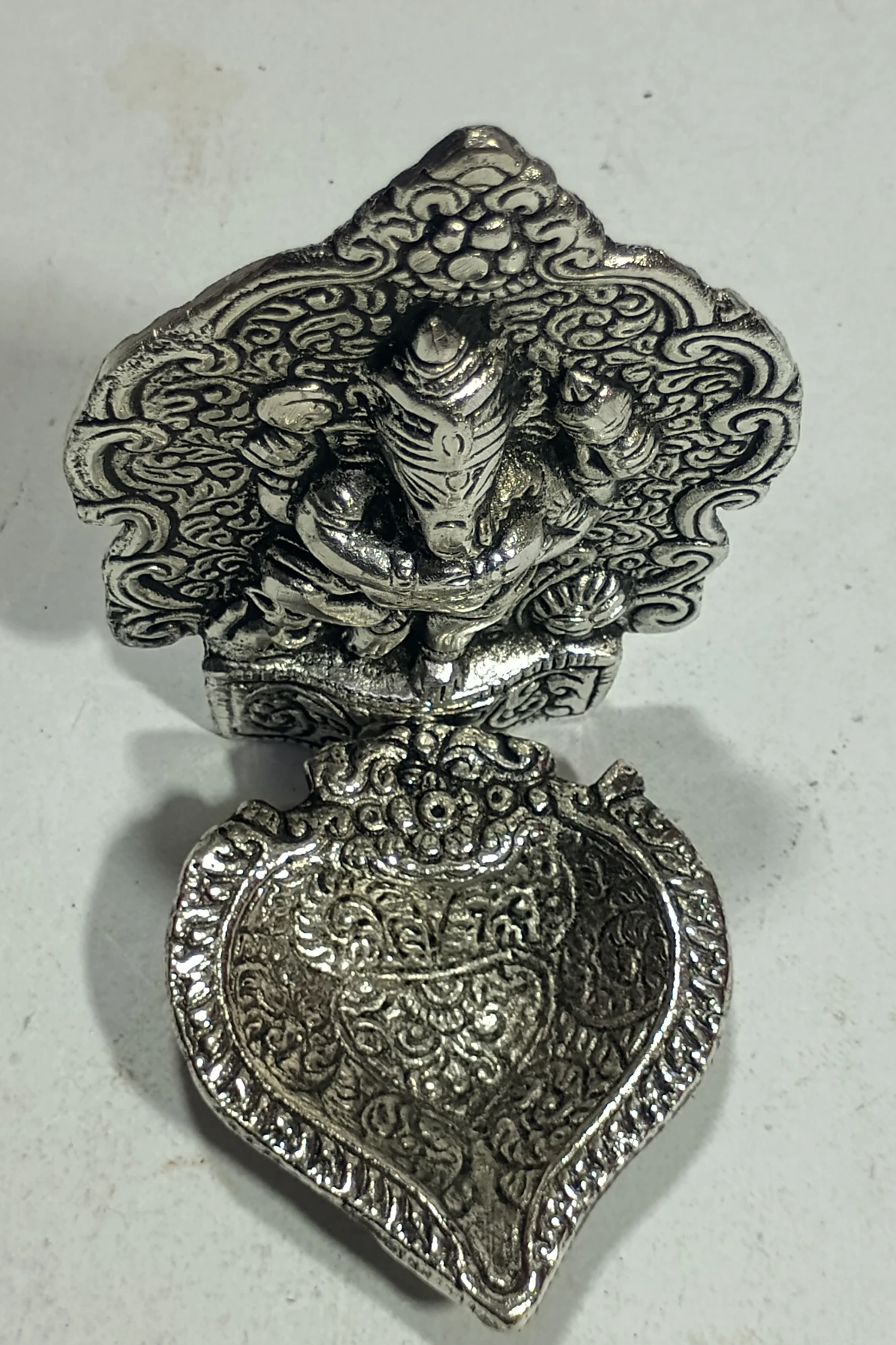 Diya with Ganesh-4No-Z09612