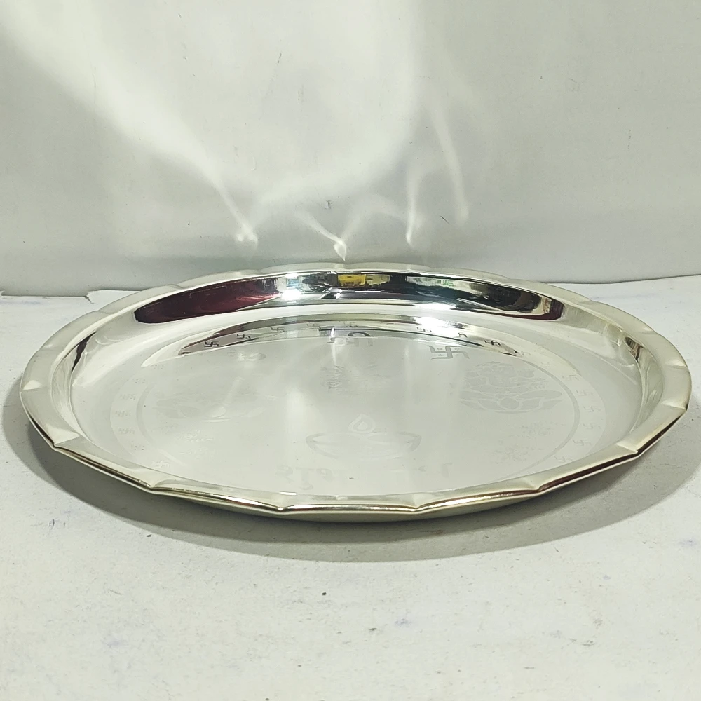 Plate with Laxmi Ganesh-10No-Z07534