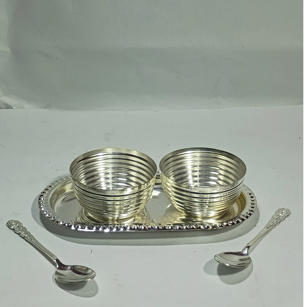 Bowl with Tray-8.5No-Z09989