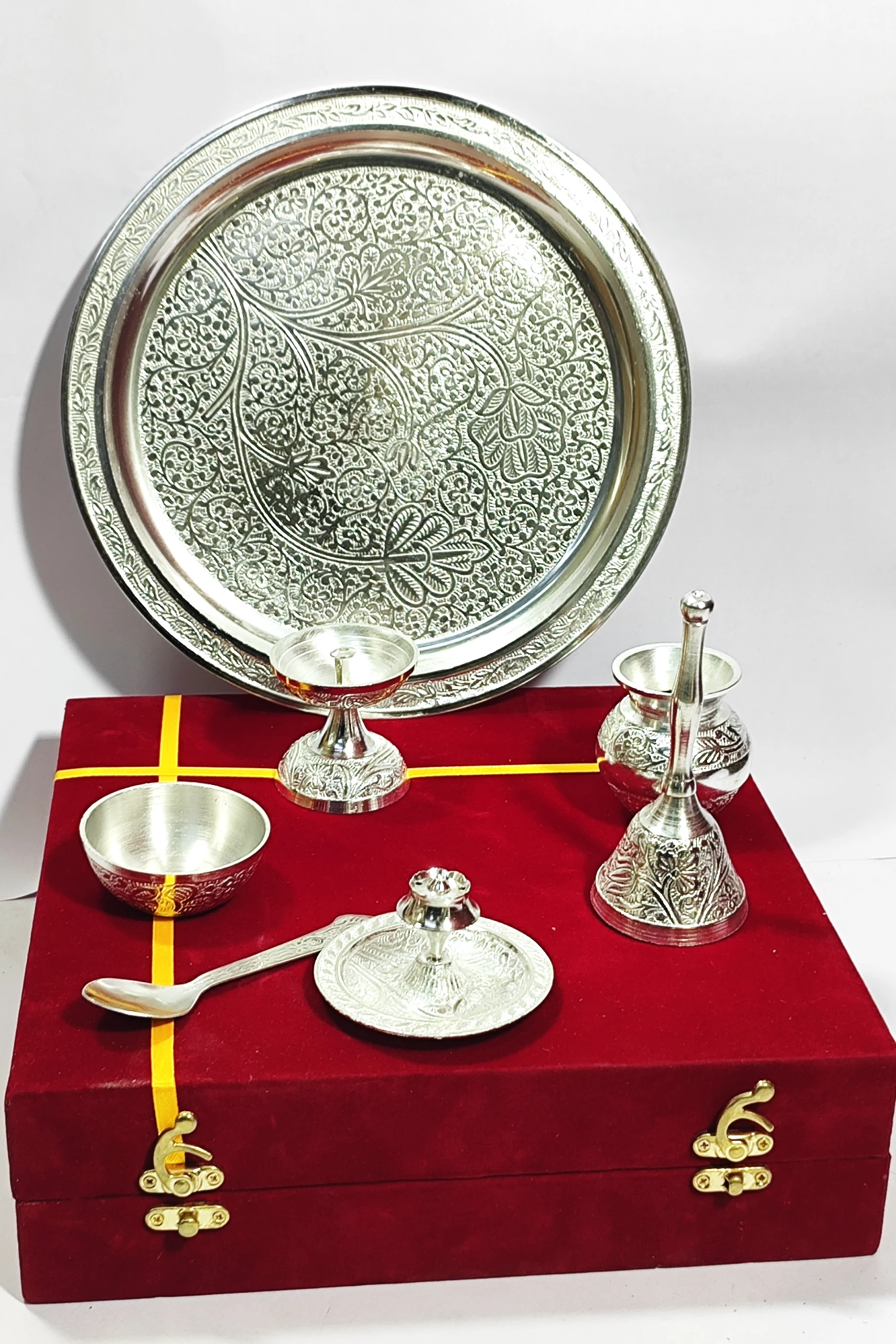 7 Pcs Puja Thali-10.25No-Z11400