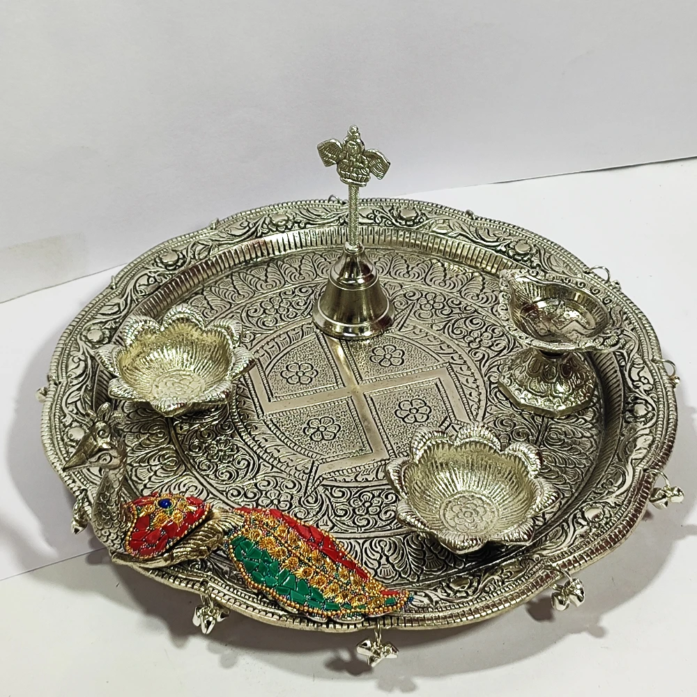 5 Pcs Puja Thali-11No-Z12809