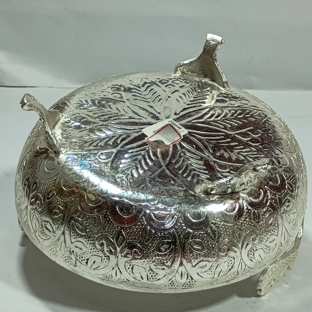 Bowl With Peacocks-8No-Z08446