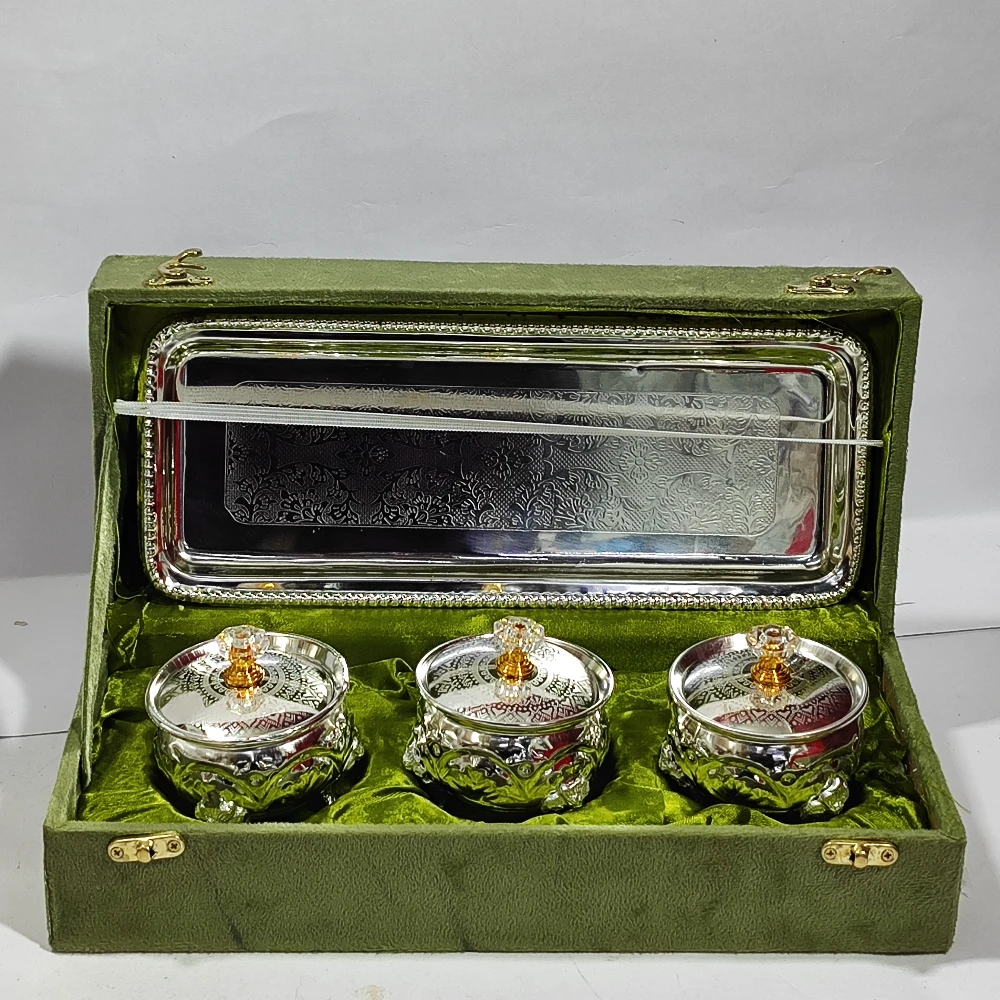 3 Dry Fruit Container with Tray-3.25No-Z12899