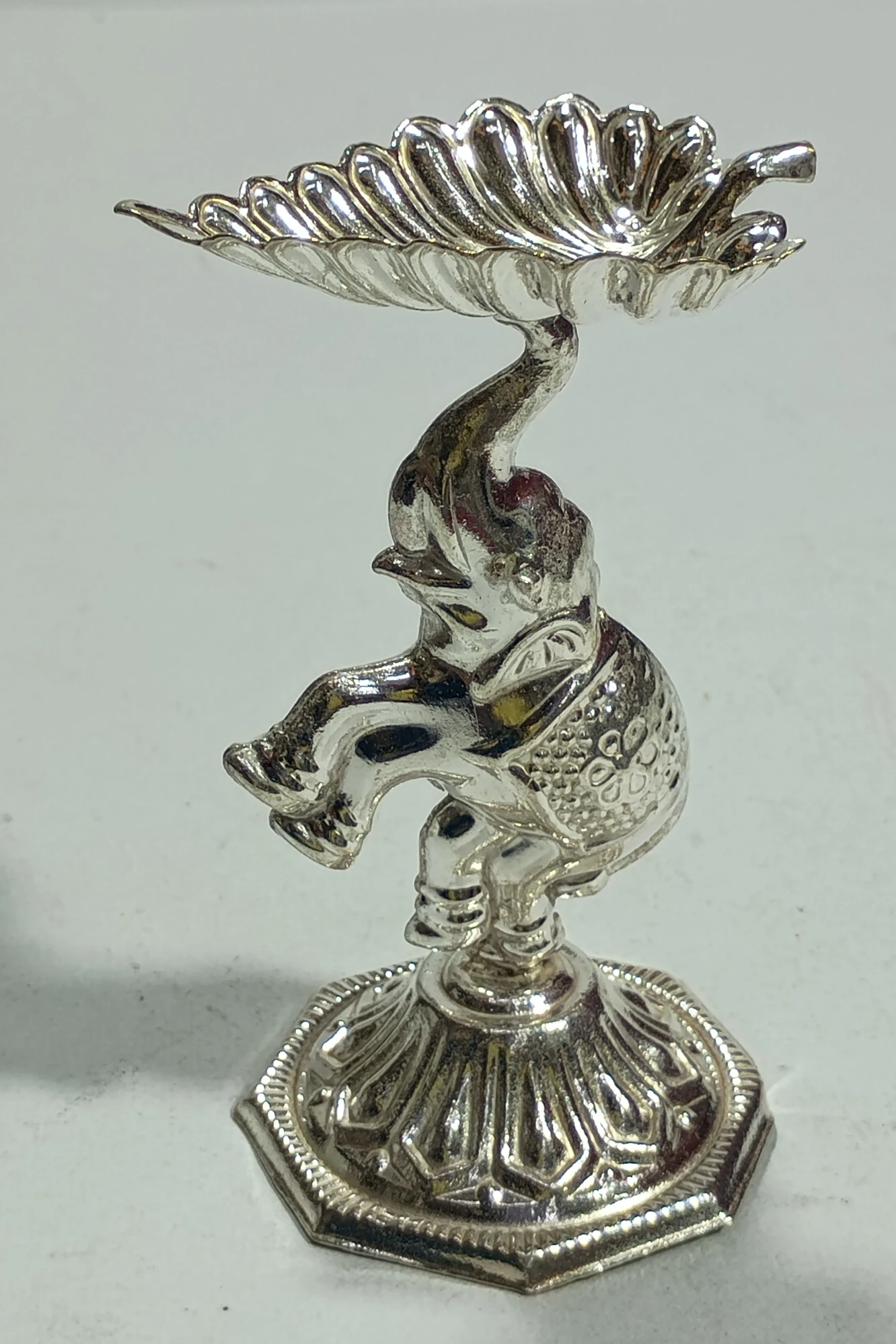 Diya with Elephant-4.5No-Z10403