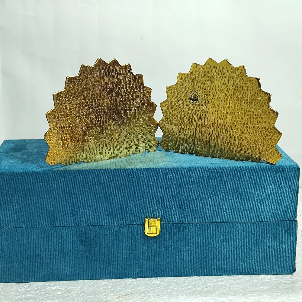 Two Peacock Candel Stand-5.5No-Z11443