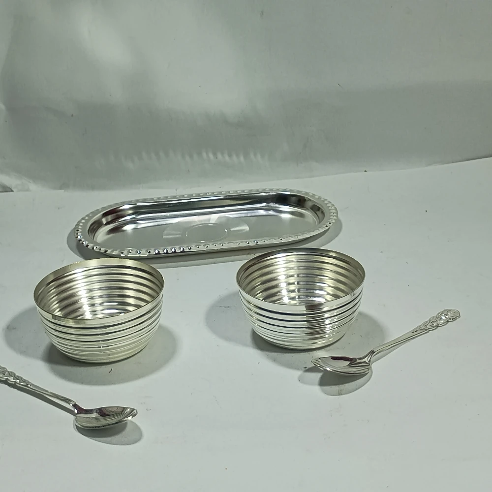 Bowl with Tray-8.5No-Z09989