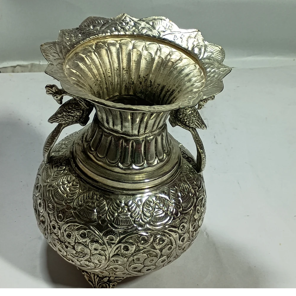 Flower Vase With Peacock-7.5No-Z11068