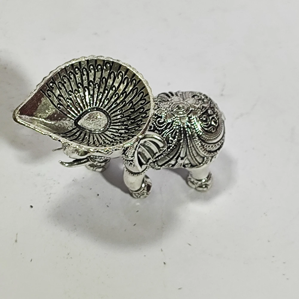 Diya  WIth Elephant-2.5No-Z12813