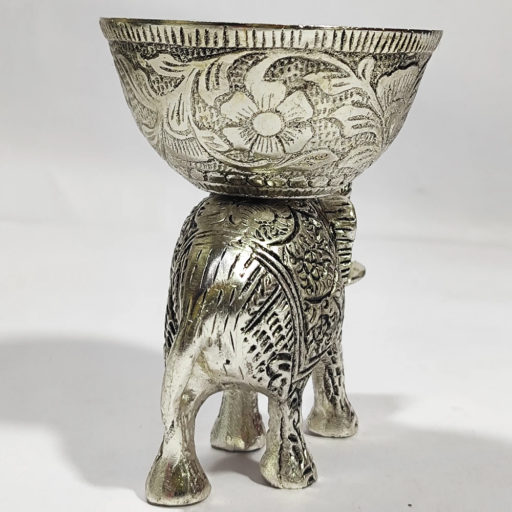 Dry Fruit Container with Elephant-3No-Z12761