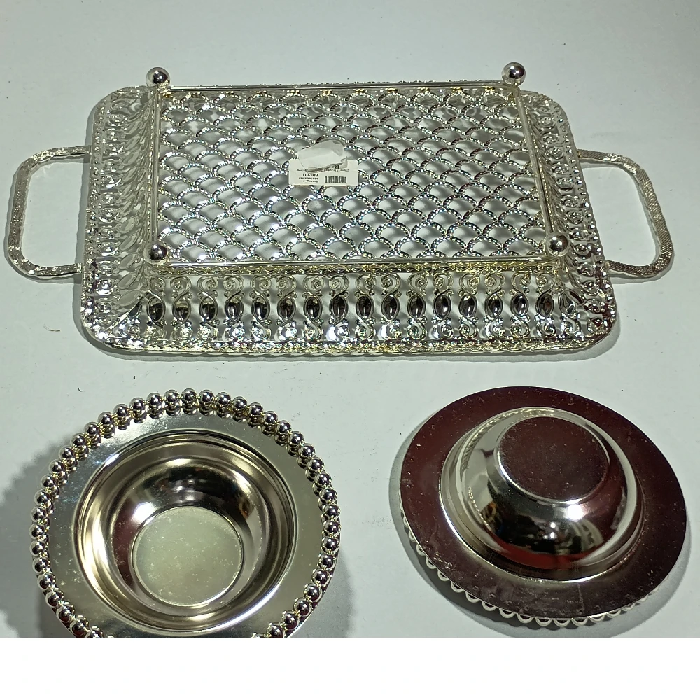 Bowl with tray-8No-Z04901