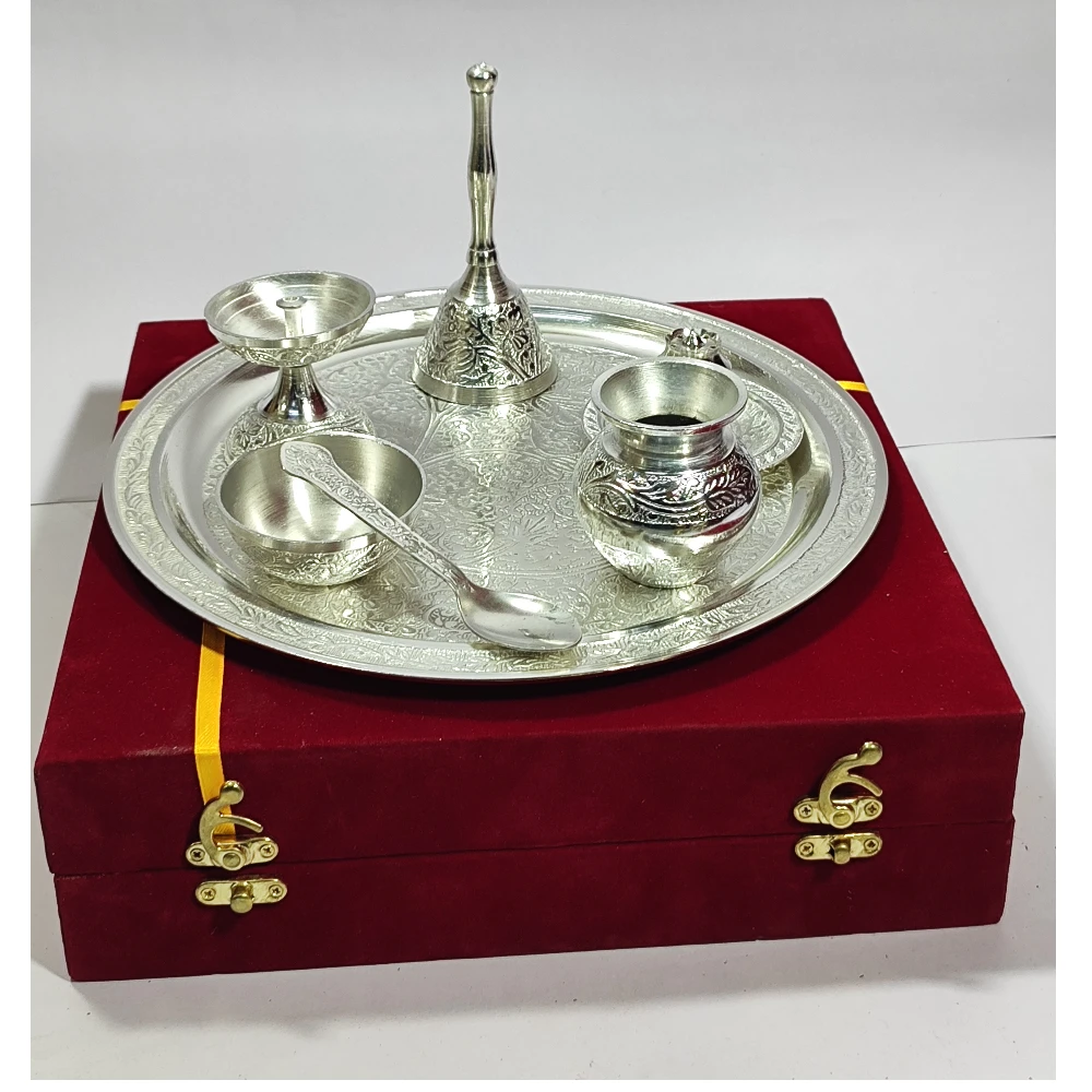 7 Pcs Puja Thali-10.25No-Z11400