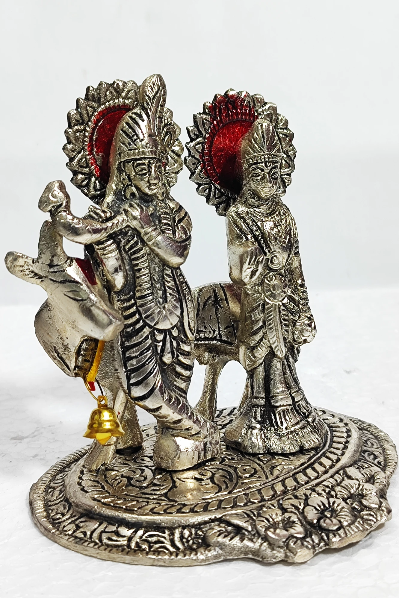 Radha Krishna with Cow-5No-Z03377