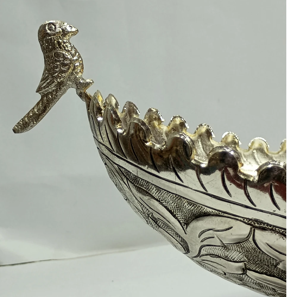 Bowl With Parrot-6No-Z11782