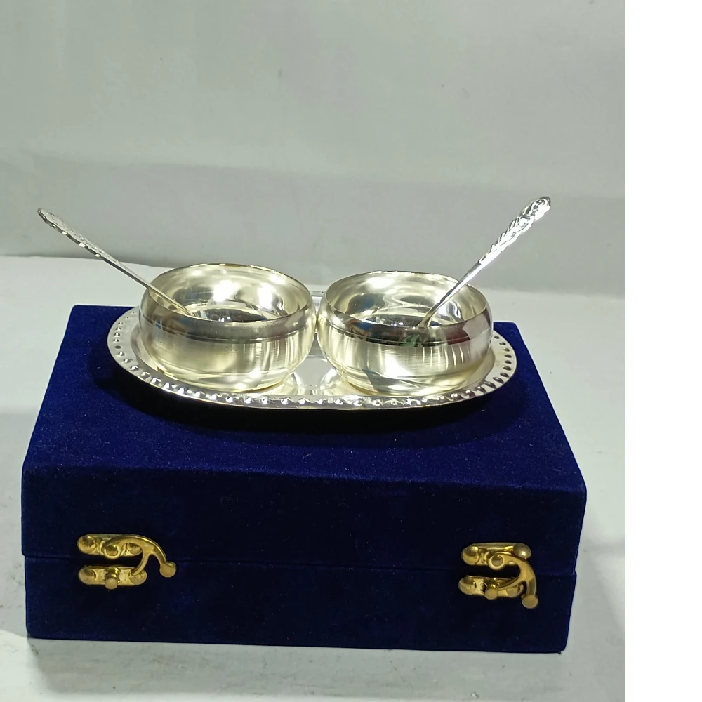 Tray with two Bowl-5No-Z07536