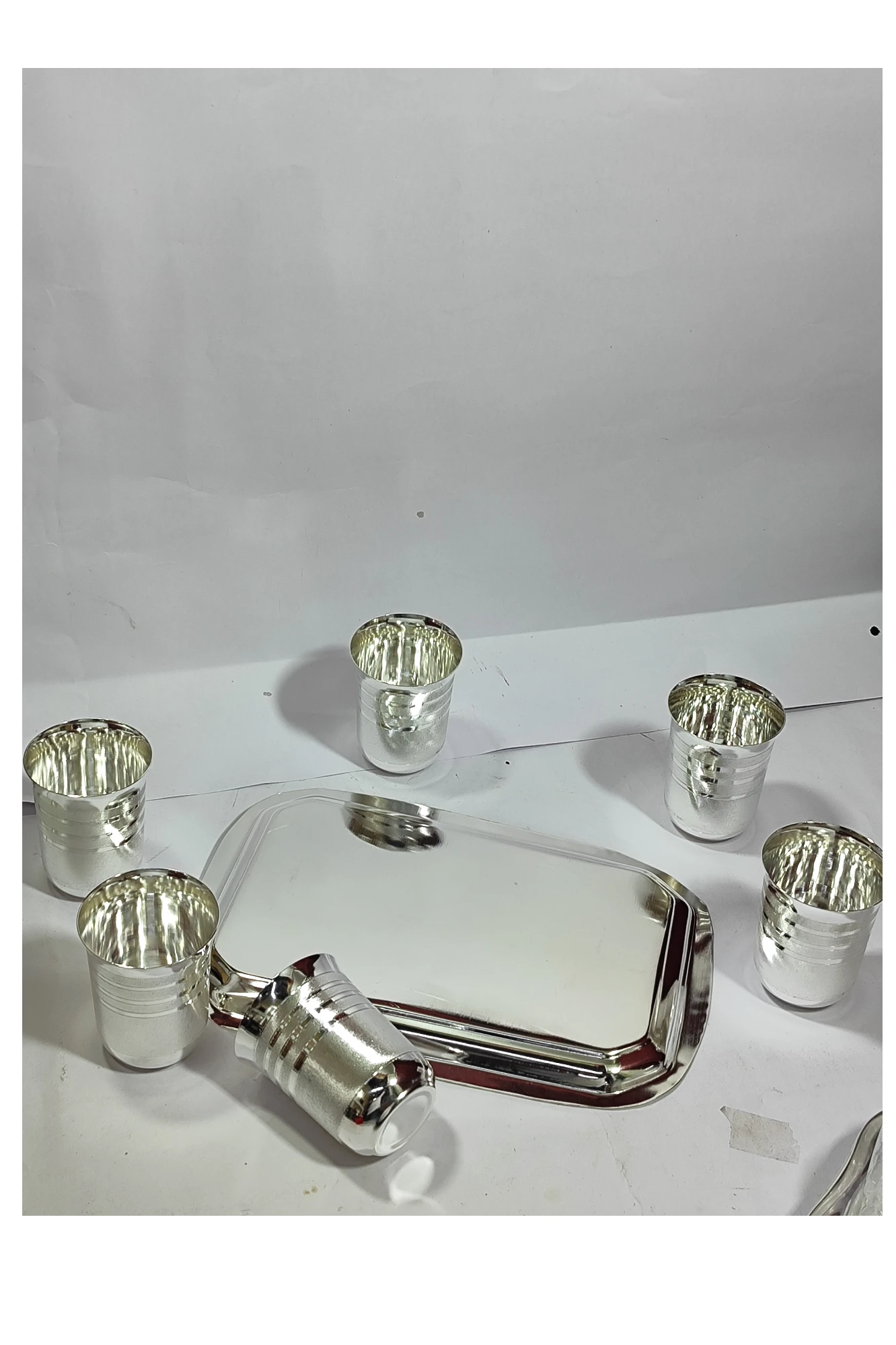 Glass Wth Tray-12.25No-Z07843