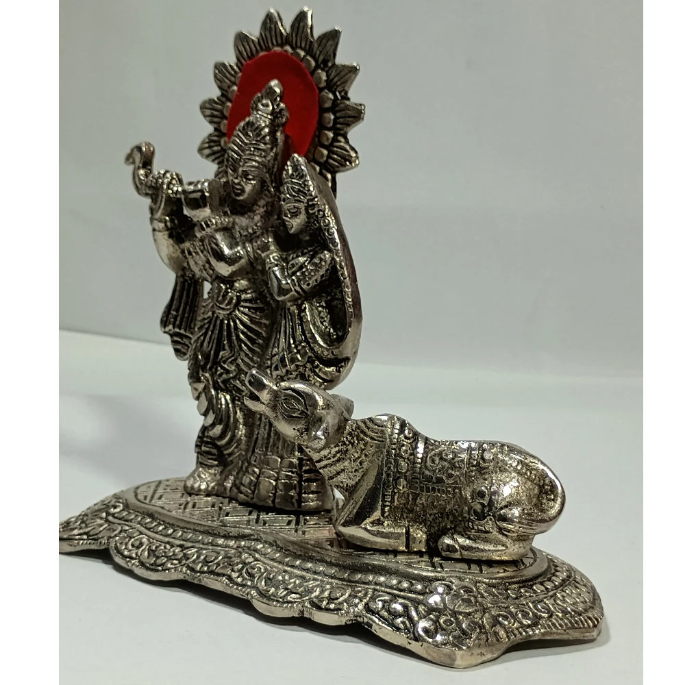 Radha Krishna with Cow-6No-Z08298
