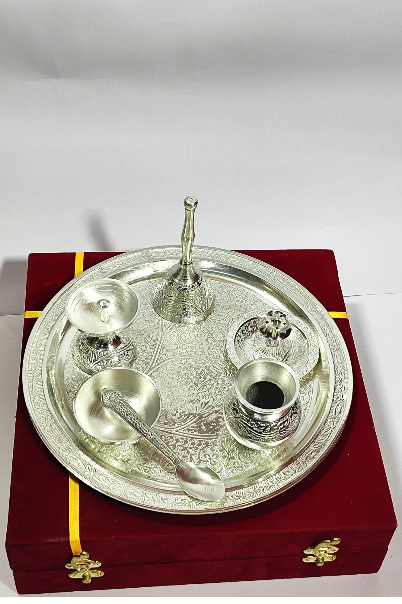 7 Pcs Puja Thali-10.25No-Z11400