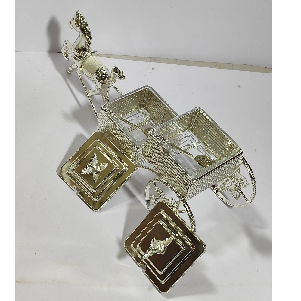 Dry Fruit Container Cum Horse Cart-7No-Z12993