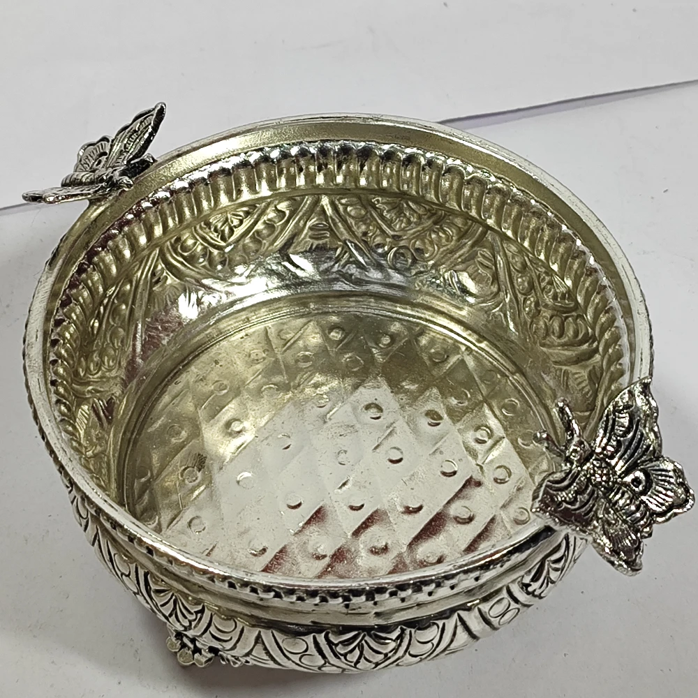 Bowl with Butterflies-2.75No-Z12891