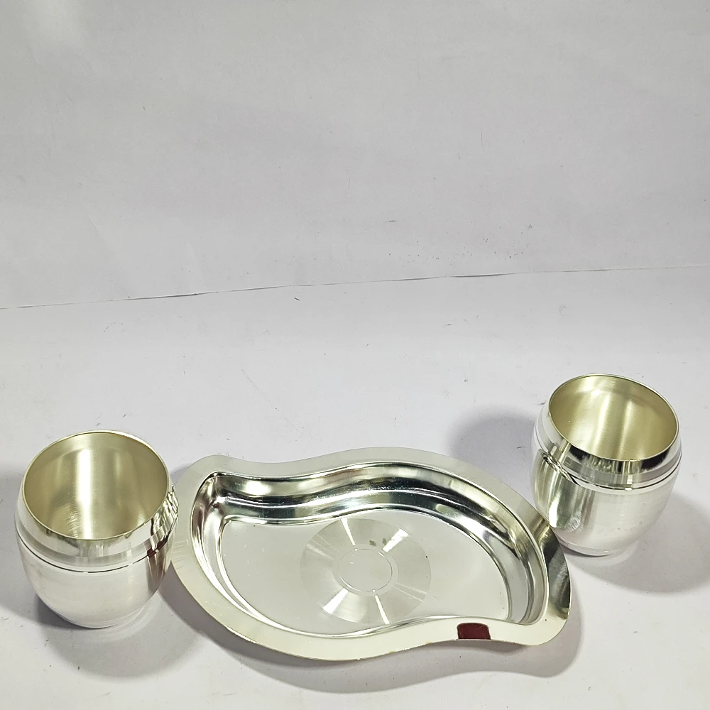 Two glass with tray-8No-Z07841