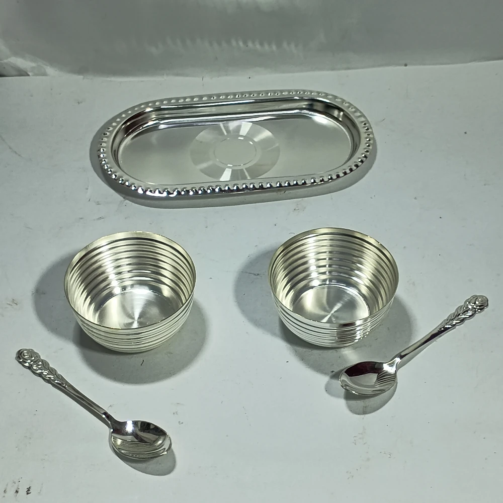 Bowl with Tray-8.5No-Z09989